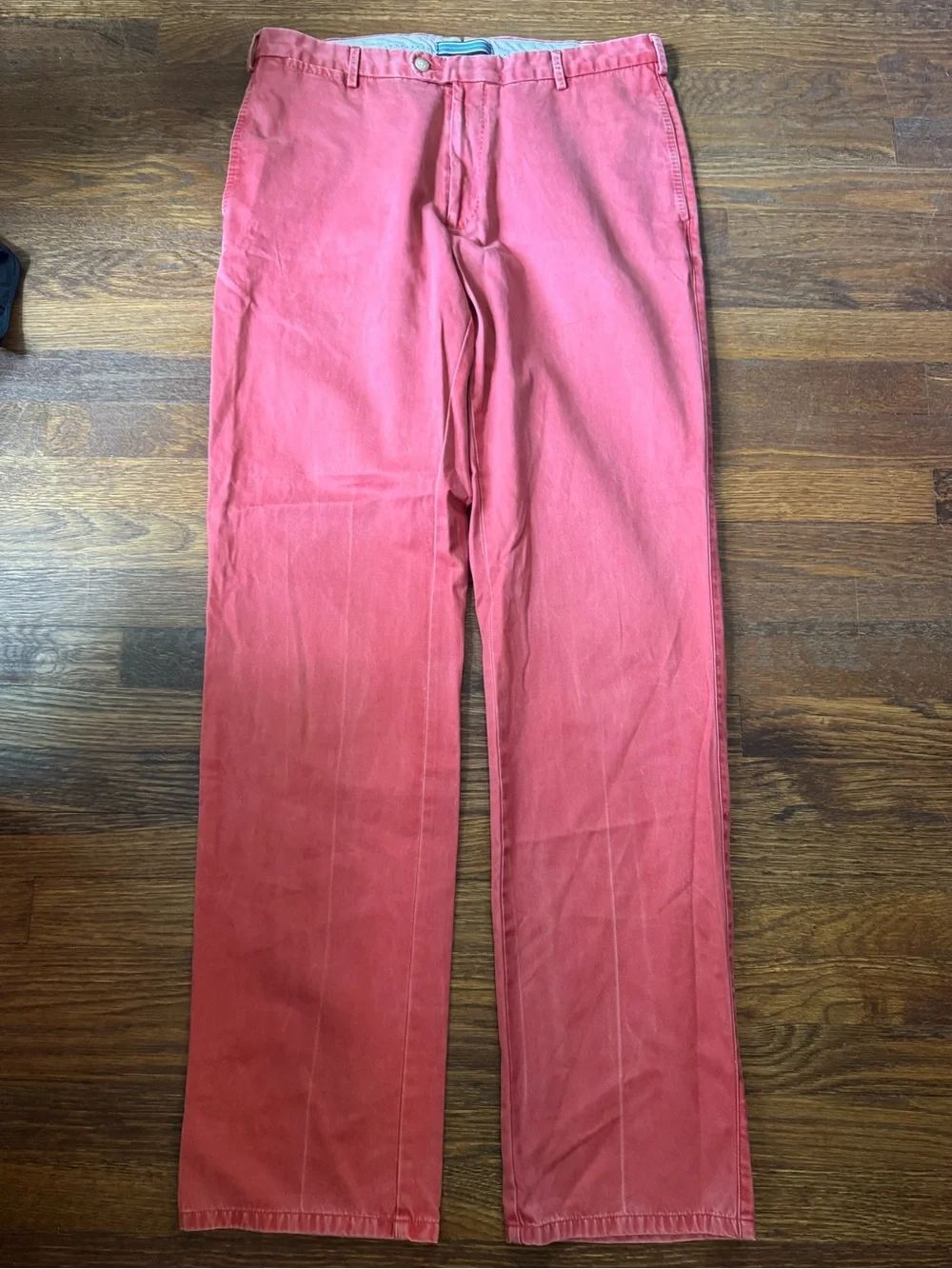 Men's Peter Millar 35 Coral Chino Pants - Casual Straight Fit